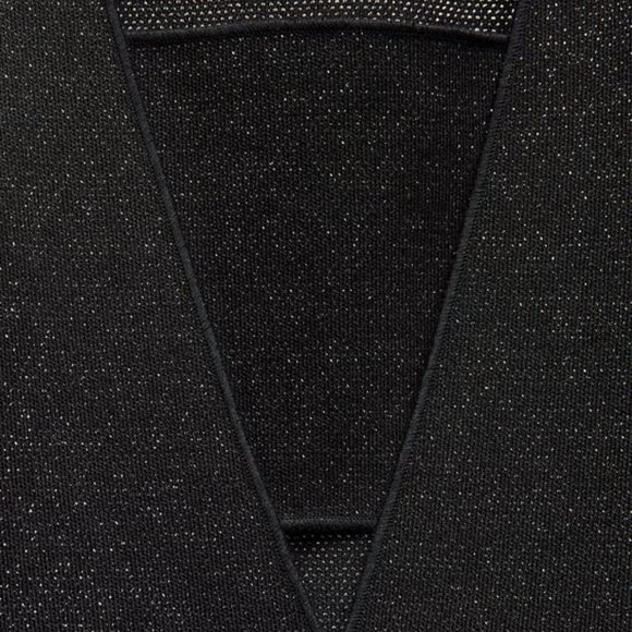 NWT ZARA METALLIC THREAD STRETCH KNIT DRESS S, M, L 5584 - Picture 7 of 8